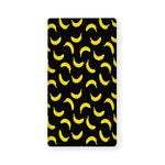 Black And Yellow Banana Pattern Print Baby Crib Sheet