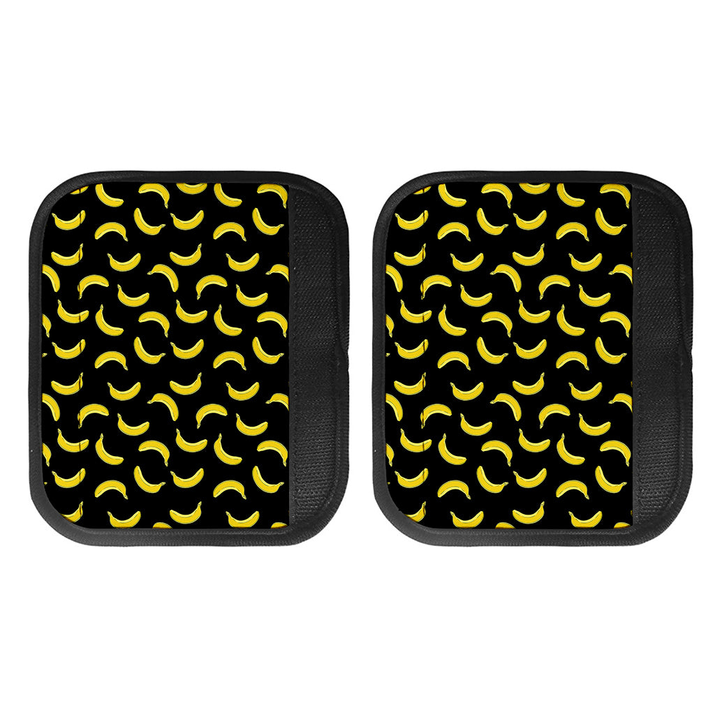 Black And Yellow Banana Pattern Print Handle Covers