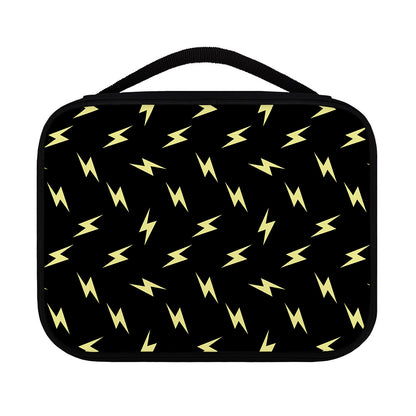Black And Yellow Lightning Pattern Print Classic Bible Case