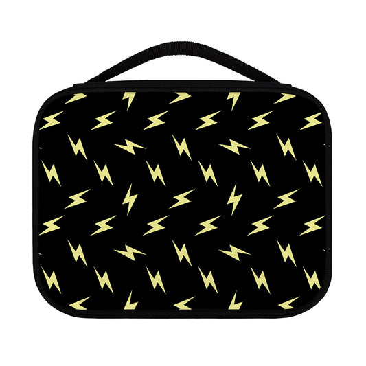 Black And Yellow Lightning Pattern Print Classic Bible Case
