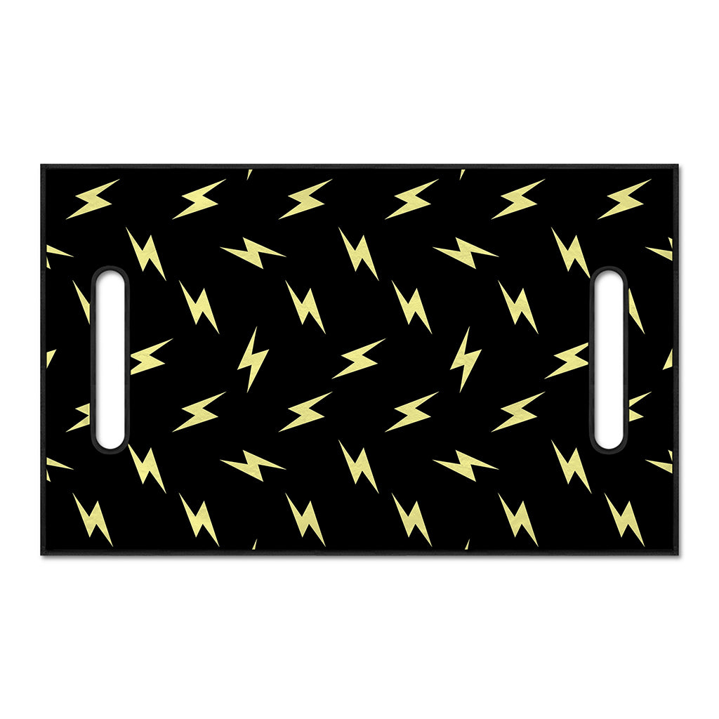 Black And Yellow Lightning Pattern Print Golf Cart Seat Cover