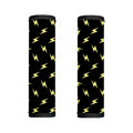 Black And Yellow Lightning Pattern Print Handle Covers