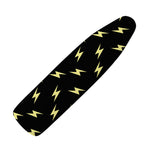 Black And Yellow Lightning Pattern Print Ironing Board Cover