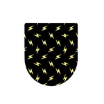 Black And Yellow Lightning Pattern Print Toilet Lid Cover