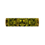 Black And Yellow Maya Calendar Print Bed Runner