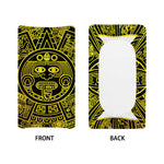 Black And Yellow Maya Calendar Print Changing Pad Cover