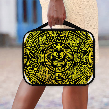 Black And Yellow Maya Calendar Print Classic Bible Case