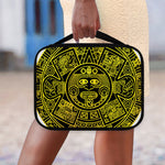 Black And Yellow Maya Calendar Print Classic Bible Case