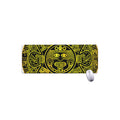 Black And Yellow Maya Calendar Print Extended Mouse Pad