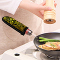 Black And Yellow Maya Calendar Print Skillet Handle Cover