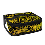 Black And Yellow Maya Calendar Print Small Lunch Bag