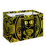 Black And Yellow Maya Calendar Print Utility Tote Bag