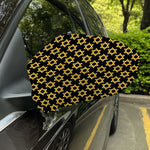Black And Yellow Star of David Print Car Side Mirror Covers