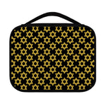 Black And Yellow Star of David Print Classic Bible Case