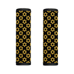 Black And Yellow Star of David Print Handle Covers