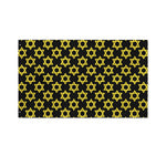 Black And Yellow Star of David Print Polyester Flag