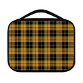 Black And Yellow Tartan Pattern Print Classic Bible Case