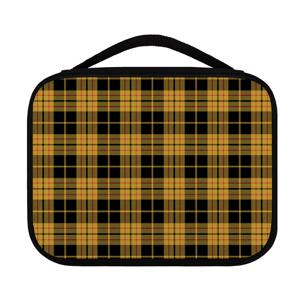 Black And Yellow Tartan Pattern Print Classic Bible Case