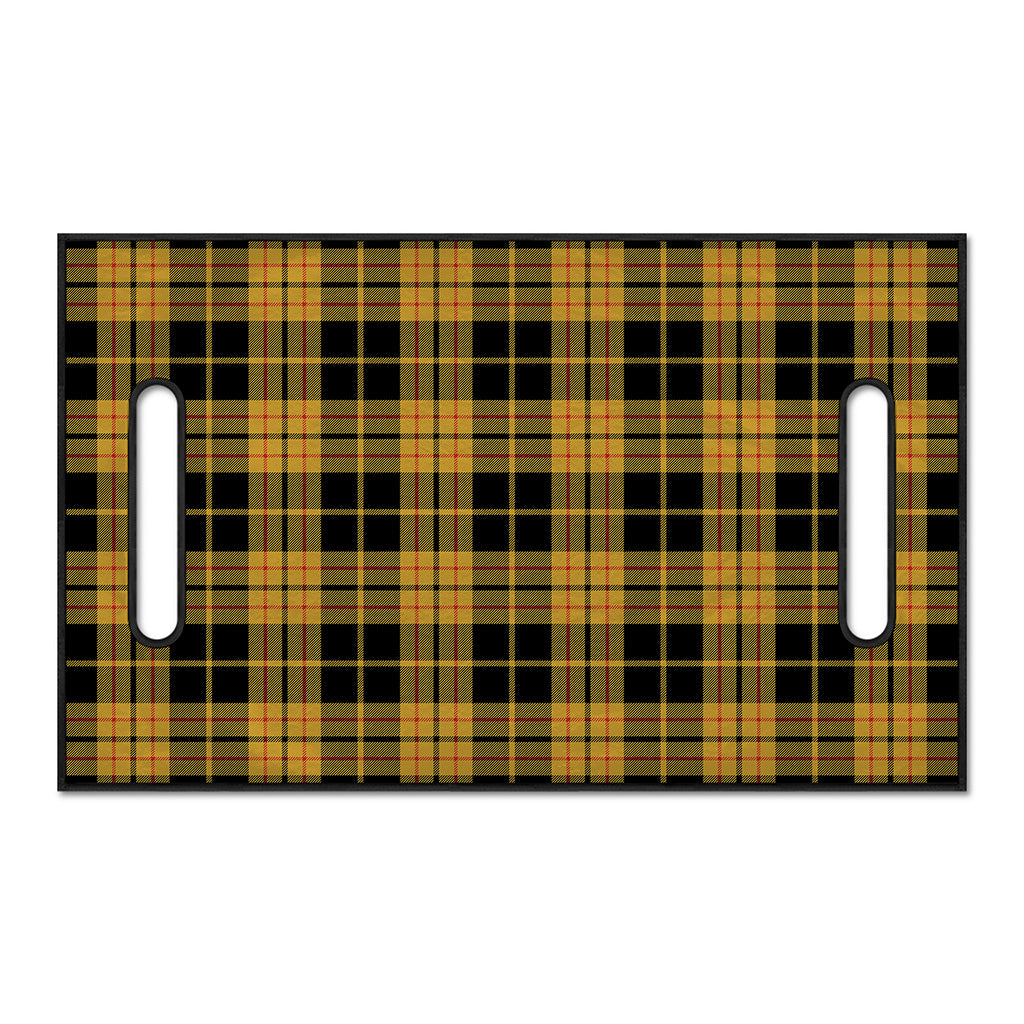 Black And Yellow Tartan Pattern Print Golf Cart Seat Cover