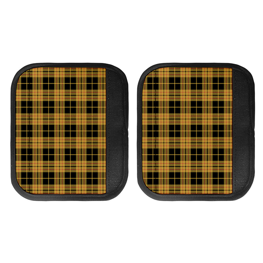Black And Yellow Tartan Pattern Print Handle Covers