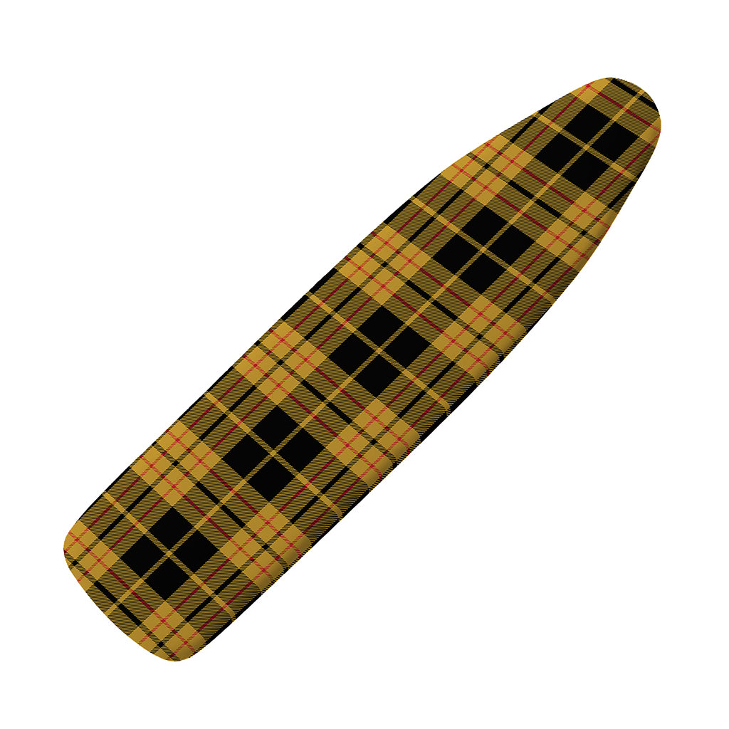 Black And Yellow Tartan Pattern Print Ironing Board Cover