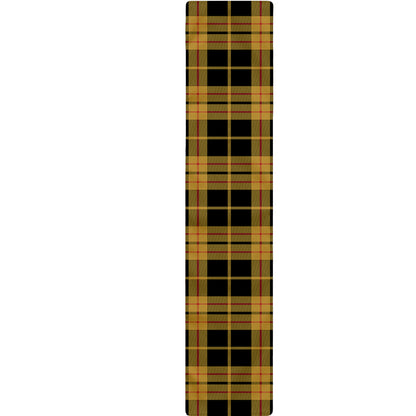 Black And Yellow Tartan Pattern Print Table Runner