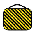 Black And Yellow Warning Striped Print Classic Bible Case