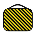 Black And Yellow Warning Striped Print Classic Bible Case