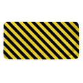 Black And Yellow Warning Striped Print Towel