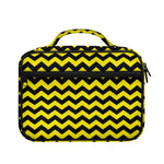 Black And Yellow Zigzag Pattern Print Briefcase Bible Bag