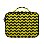 Black And Yellow Zigzag Pattern Print Briefcase Bible Bag