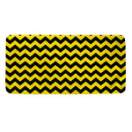 Black And Yellow Zigzag Pattern Print Towel