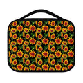 Black Autumn Sunflower Pattern Print Classic Bible Case