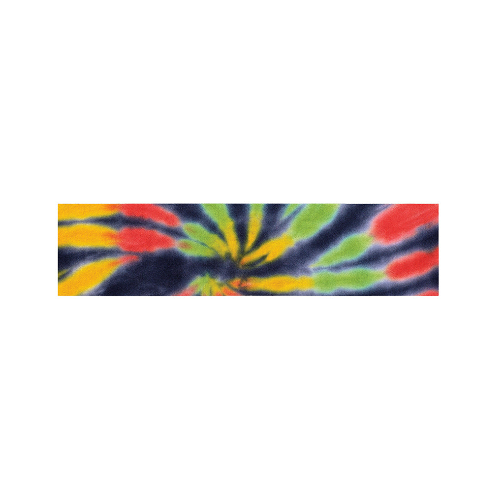 Black Backed Spiral Tie Dye Print Bed Runner