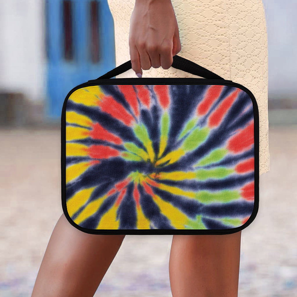 Black Backed Spiral Tie Dye Print Classic Bible Case