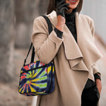 Black Backed Spiral Tie Dye Print Double Strap Bible Bag