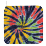 Black Backed Spiral Tie Dye Print Hand Towel