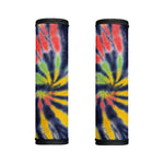 Black Backed Spiral Tie Dye Print Handle Covers