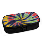 Black Backed Spiral Tie Dye Print Insulin Cooler Travel Case
