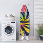 Black Backed Spiral Tie Dye Print Ironing Board Cover