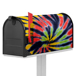 Black Backed Spiral Tie Dye Print Mailbox Cover