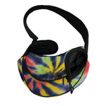 Black Backed Spiral Tie Dye Print Pet Sling Carrier