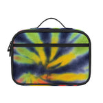 Black Backed Spiral Tie Dye Print Portable Lunch Bag