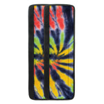 Black Backed Spiral Tie Dye Print Refrigerator Handle Covers