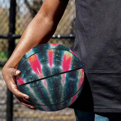 Black Backed Tie Dye Print Basketball