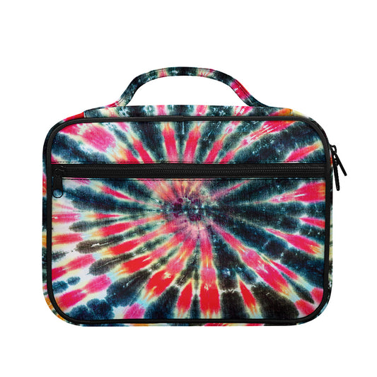 Black Backed Tie Dye Print Briefcase Bible Bag