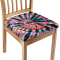 Black Backed Tie Dye Print Chair Cushion Cover