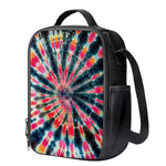 Black Backed Tie Dye Print Crossbody Lunch Bag