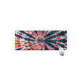 Black Backed Tie Dye Print Extended Mouse Pad