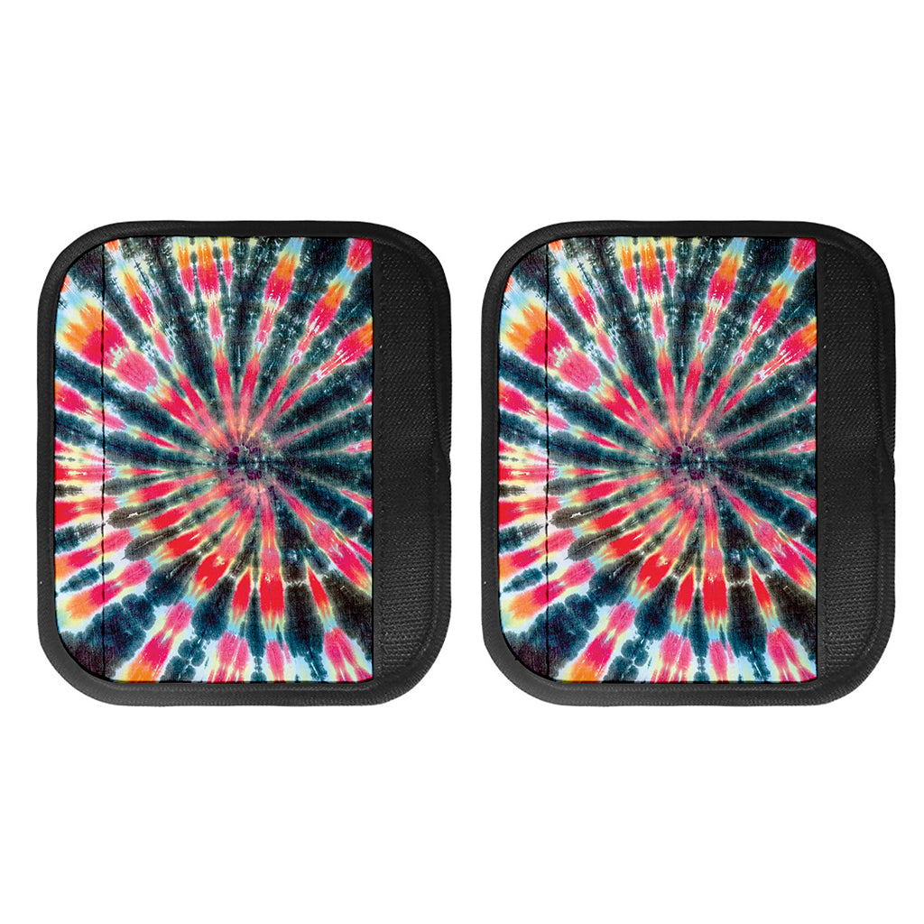 Black Backed Tie Dye Print Handle Covers